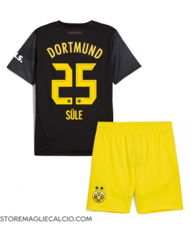 Borussia Dortmund Niklas Sule #25 Maglia Gara Trasferta Repliche 2024-25 Bambino Maniche Corte